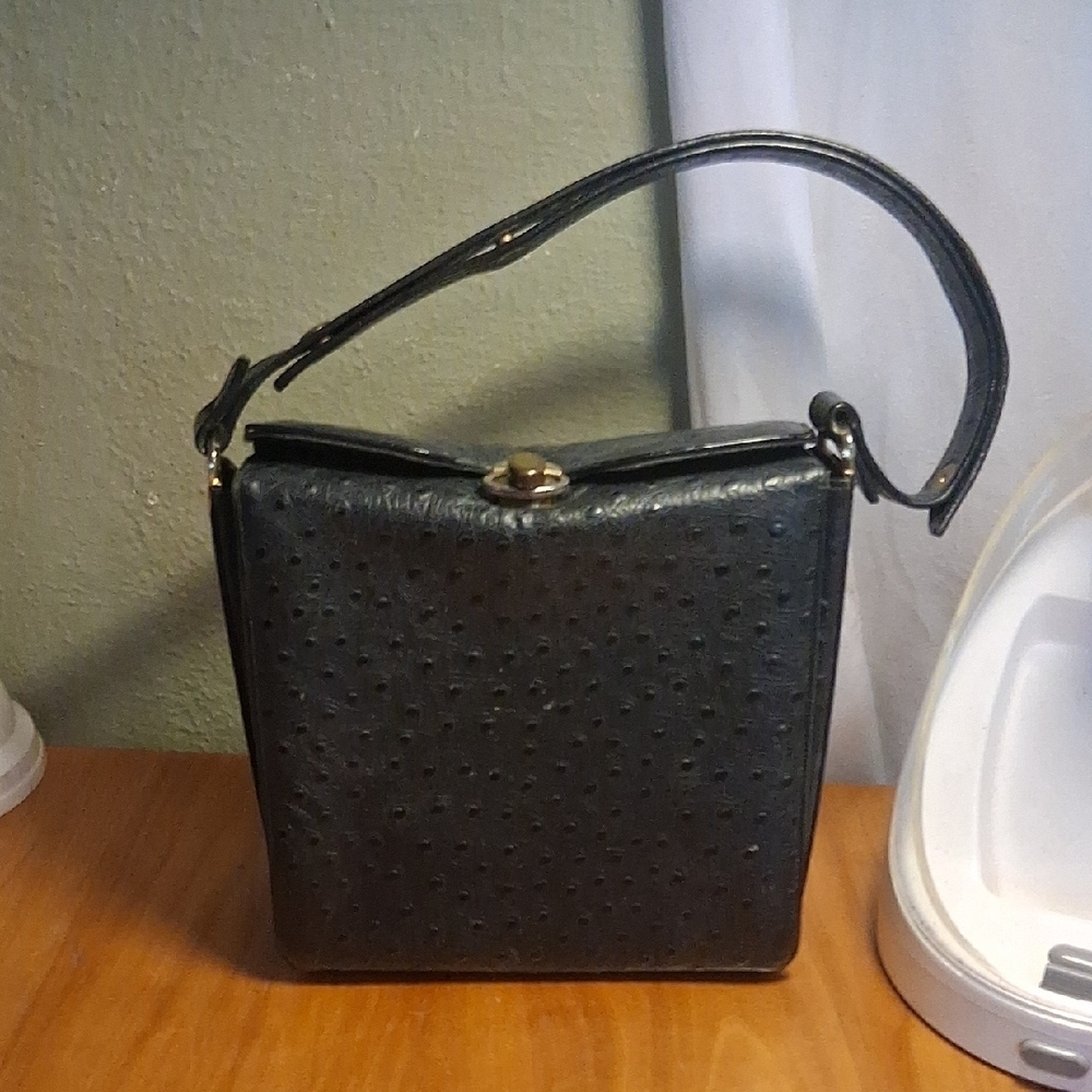 Frenchy Vintage Black Handbag